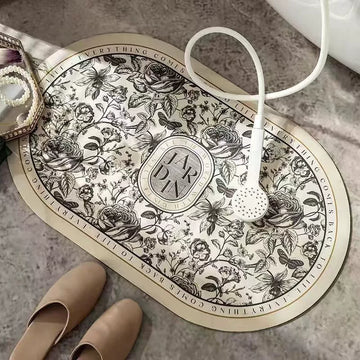 Elegant Blossoms Wrapped in Quiet Luxury Mat